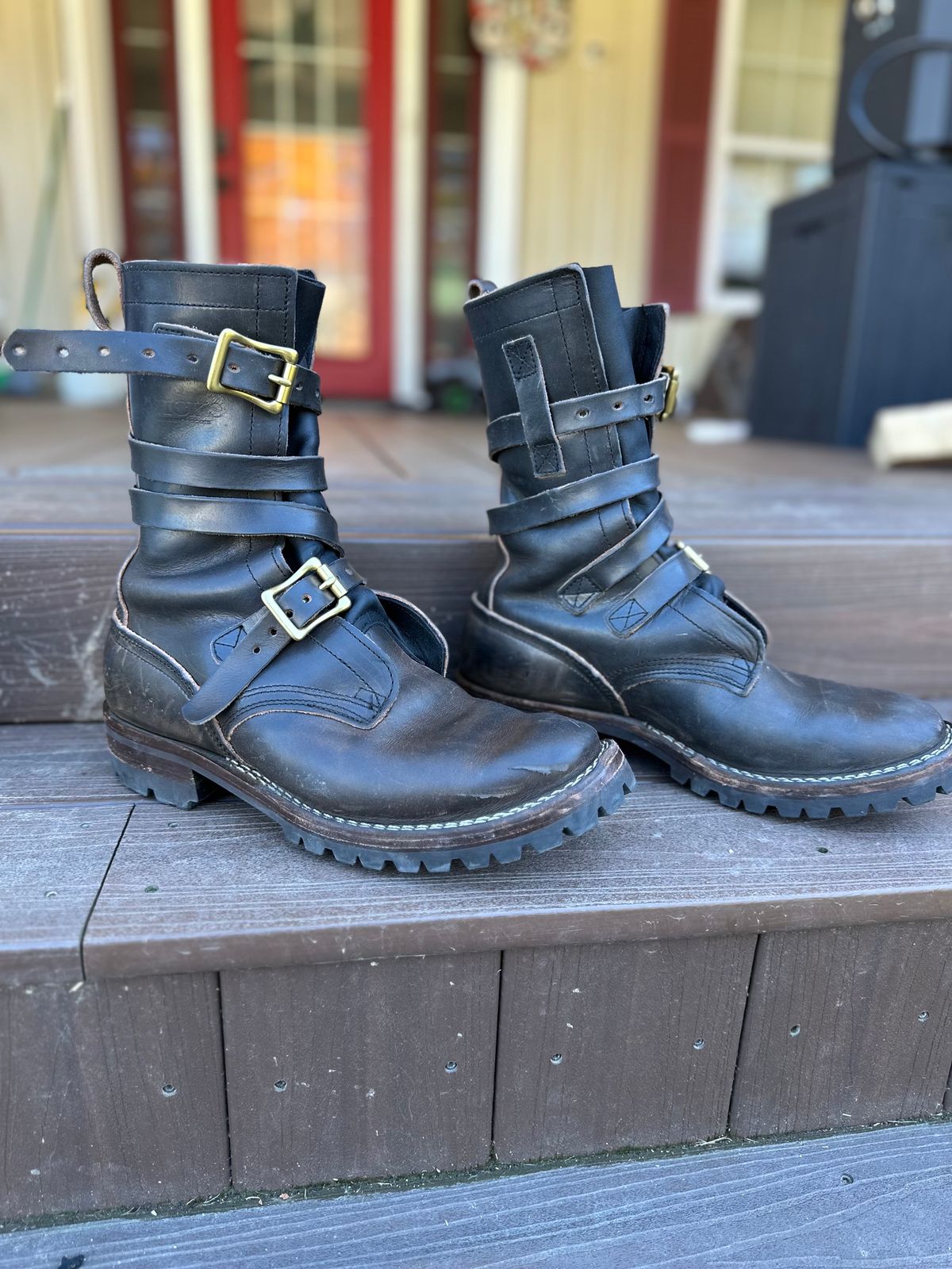 Photo by thechadthetnbootguy on November 9, 2023 of the Nicks Heritage TankerPro in Wickett & Craig Slate Double Stuffed.