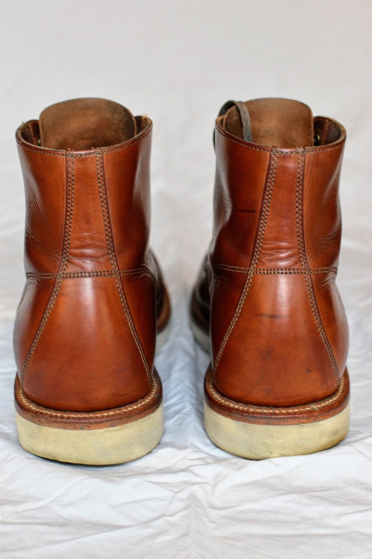 Photo by SKopp on January 3, 2024 of the Grant Stone Brass Boot in Badalassi Carlo Saddle Tan Minerva.