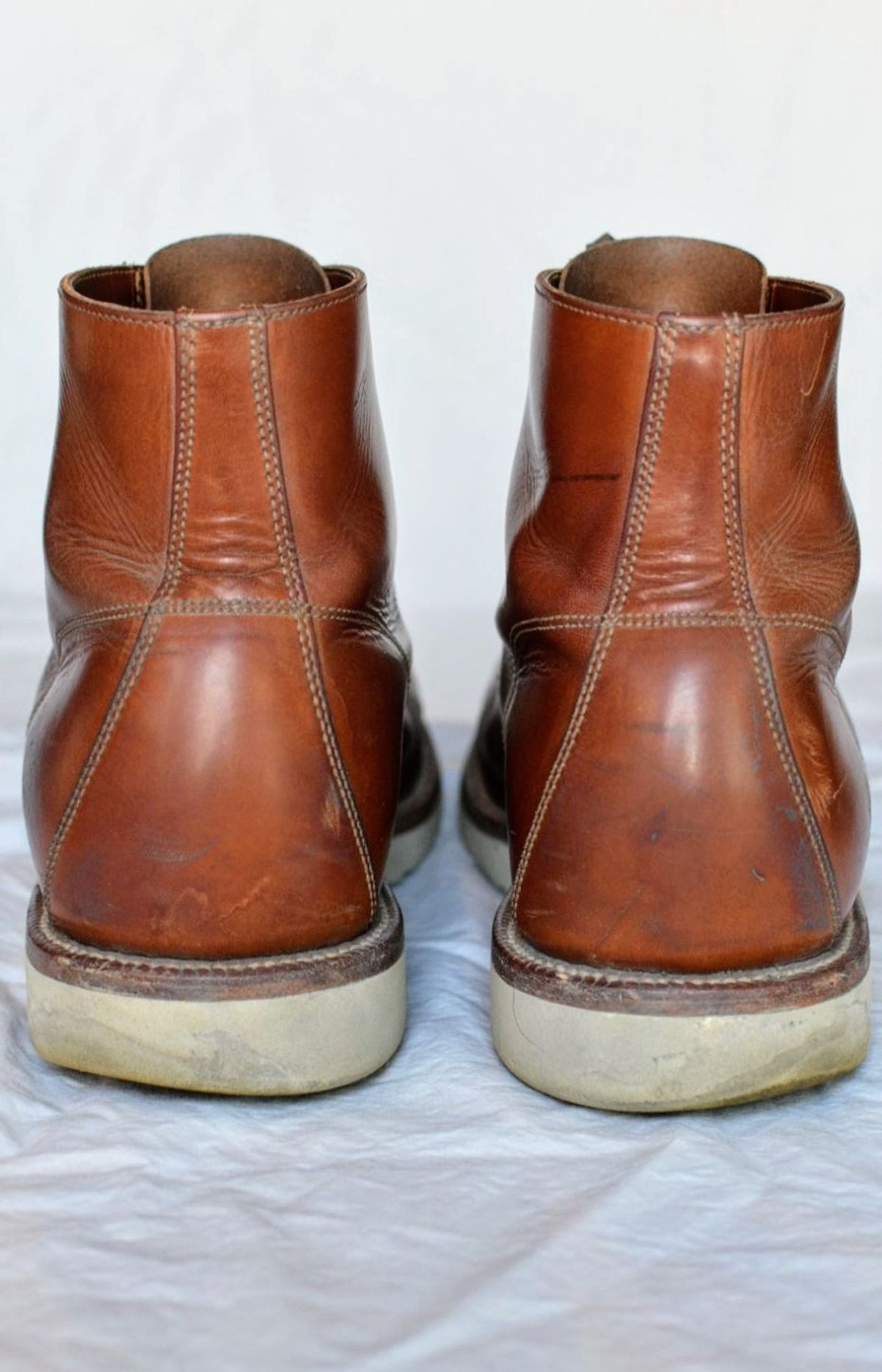 Photo by SKopp on February 4, 2024 of the Grant Stone Brass Boot in Badalassi Carlo Saddle Tan Minerva.