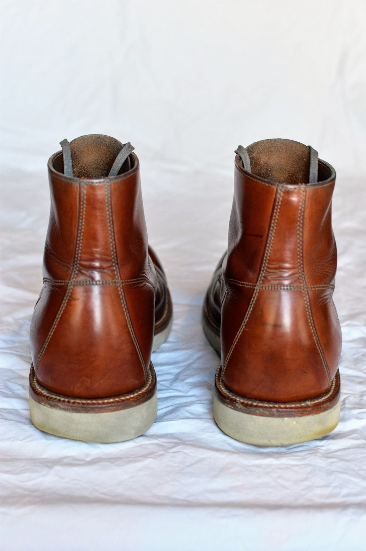Photo by SKopp on March 4, 2024 of the Grant Stone Brass Boot in Badalassi Carlo Saddle Tan Minerva.