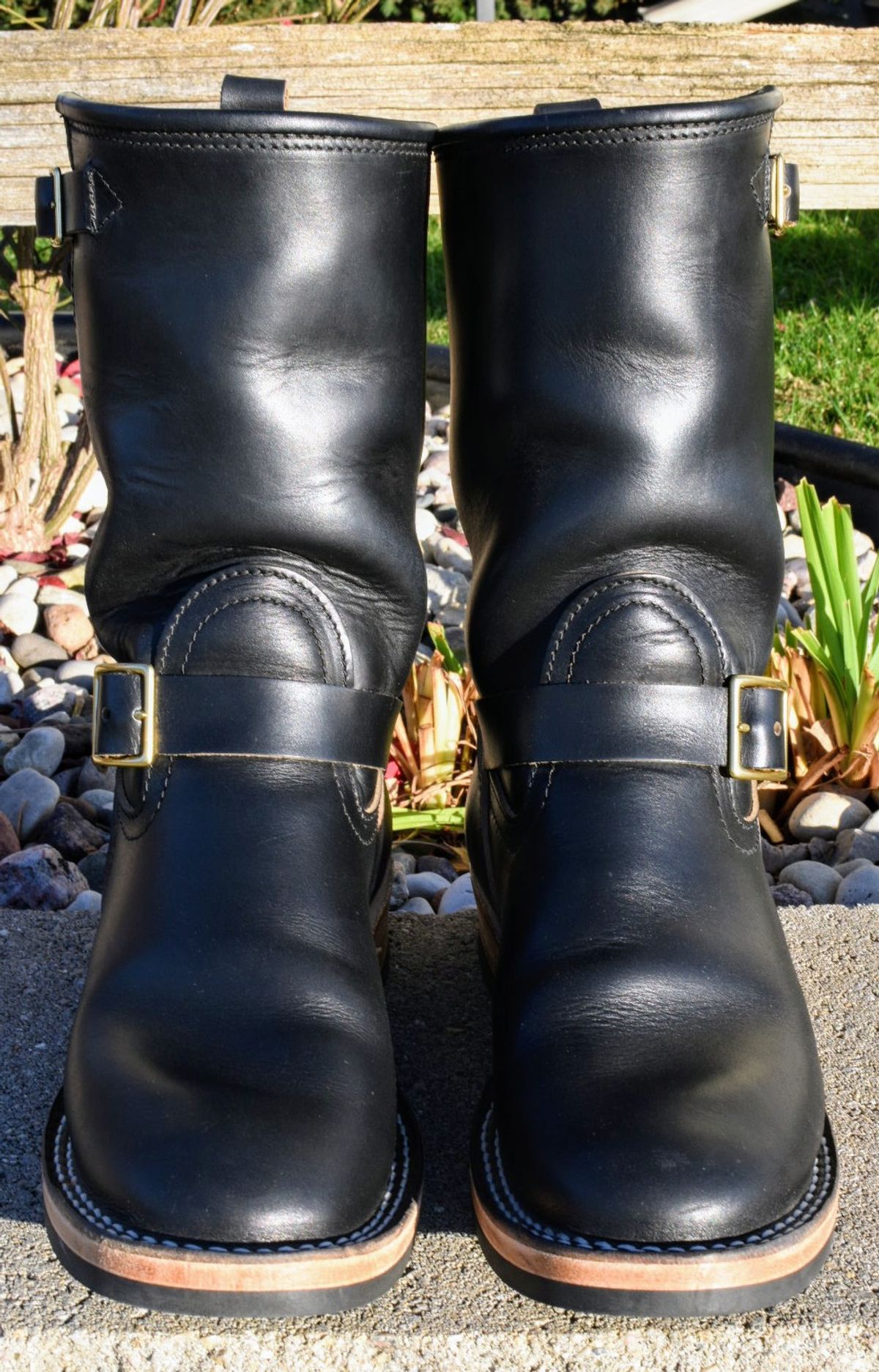 Photo by SKopp on November 2, 2024 of the Nicks StationMaster in Horween Black Chromexcel.