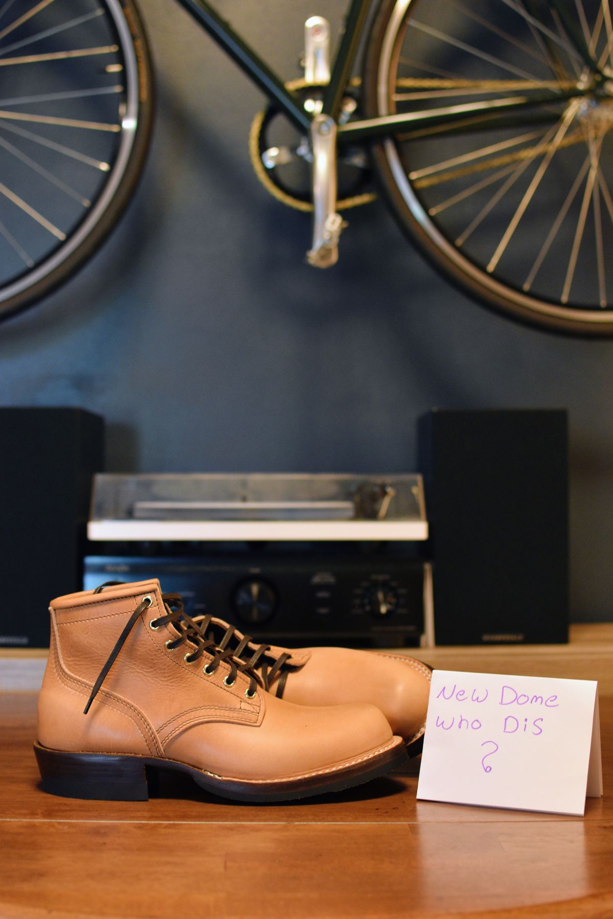 Photo by SKopp on October 1, 2025 of the Nicks MTO in Horween Light Natural Dublin.