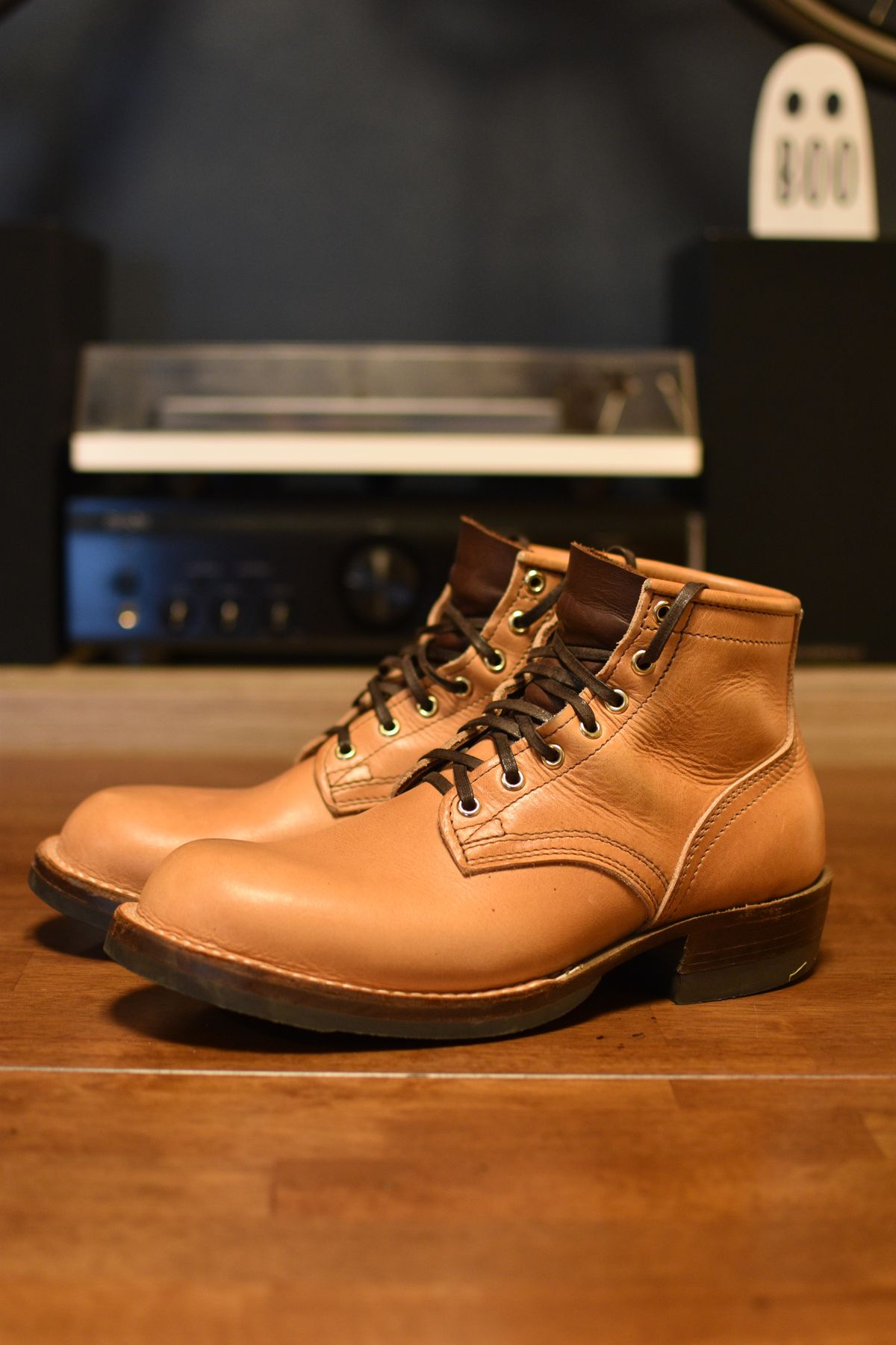 Photo by SKopp on November 1, 2025 of the Nicks MTO in Horween Light Natural Dublin.