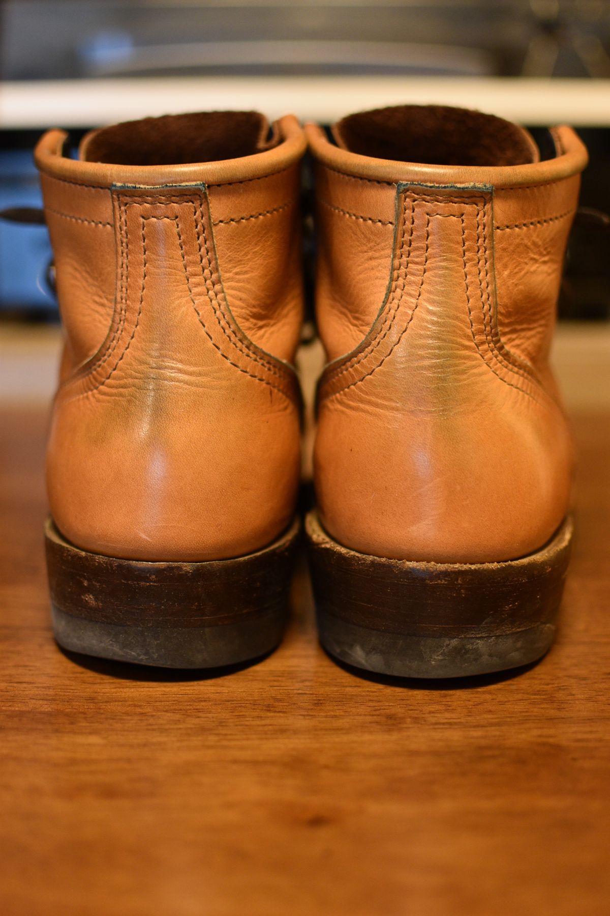 Photo by SKopp on March 1, 2026 of the Nicks MTO in Horween Light Natural Dublin.