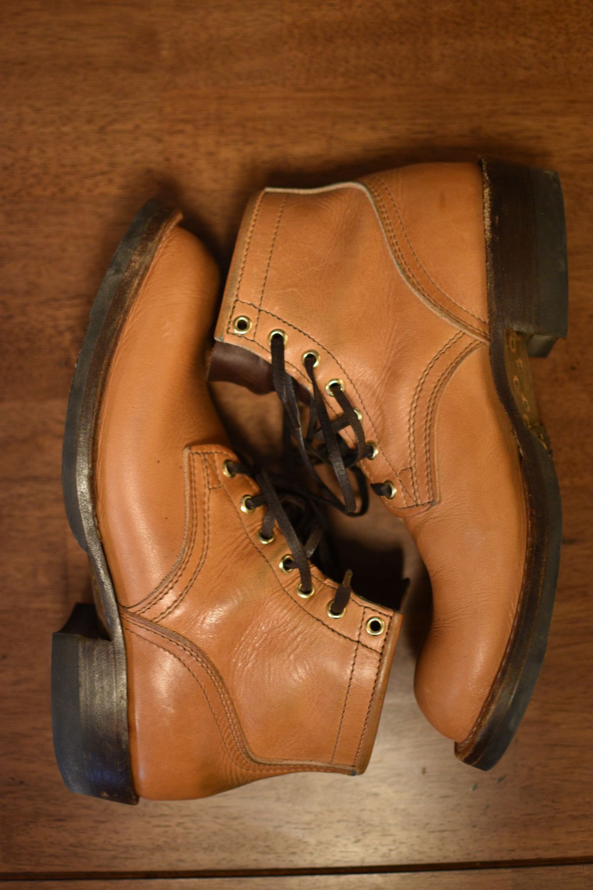 Photo by SKopp on March 1, 2026 of the Nicks MTO in Horween Light Natural Dublin.