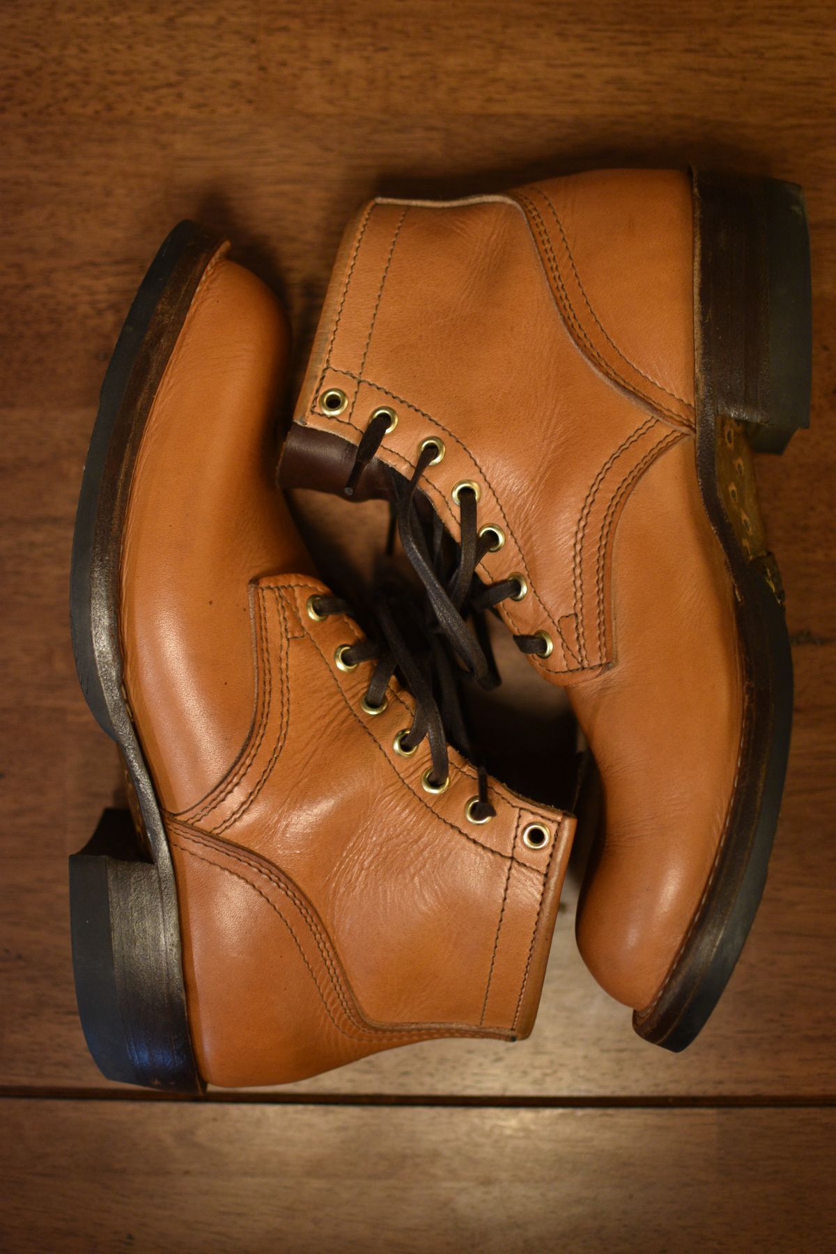 Photo by SKopp on April 3, 2026 of the Nicks MTO in Horween Light Natural Dublin.