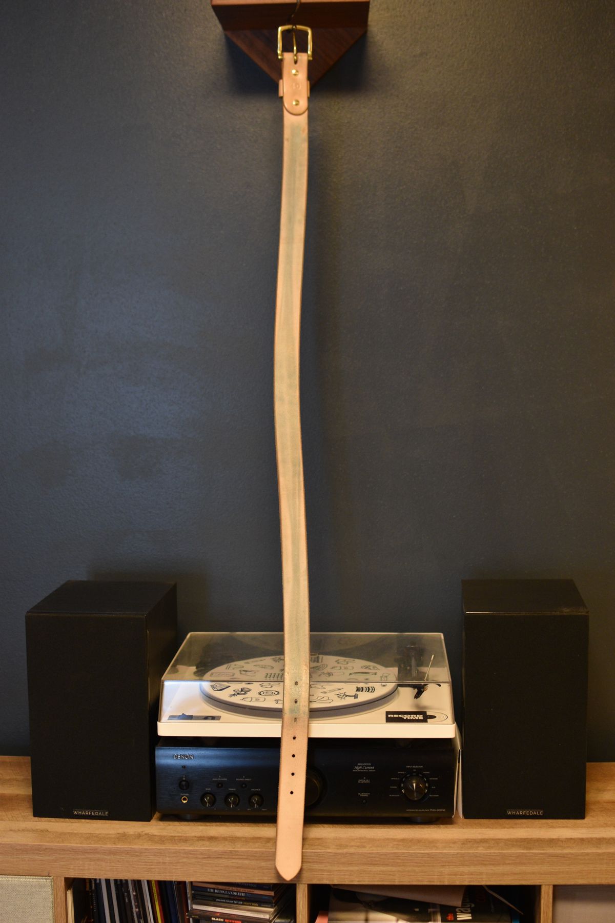 Photo by SKopp on November 29, 2025 of the Nicks Heavy Duty Work Belt in Wickett & Craig Natural Veg Tan.