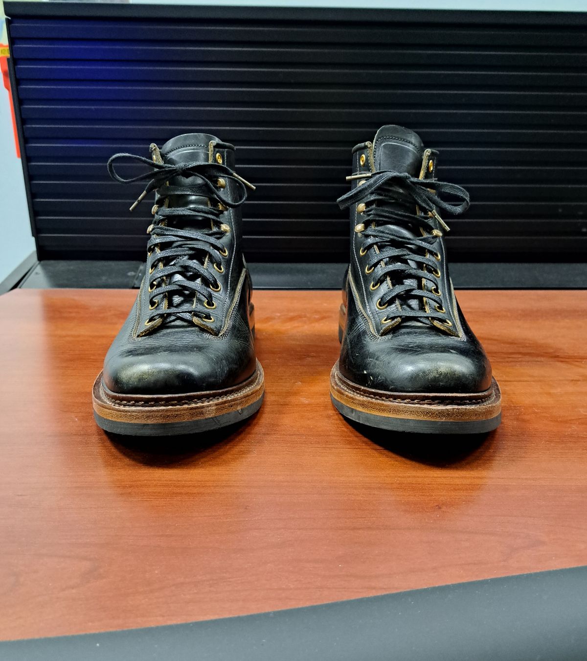 Photo by jdog21 on November 6, 2022 of the Sagara Valiant in Badalassi Carlo Oliva Minerva Overdyed Black.