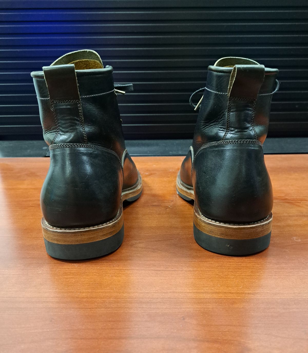 Photo by jdog21 on November 5, 2022 of the Sagara Valiant in Badalassi Carlo Oliva Minerva Overdyed Black.
