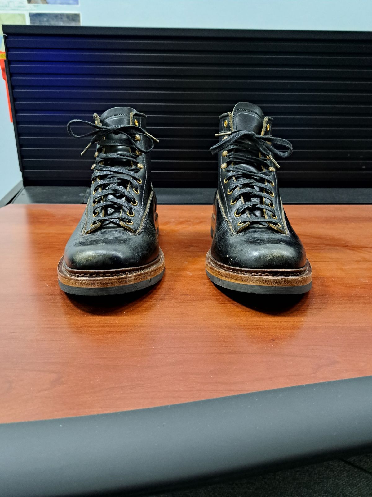 Photo by jdog21 on November 9, 2022 of the Sagara Valiant in Badalassi Carlo Oliva Minerva Overdyed Black.