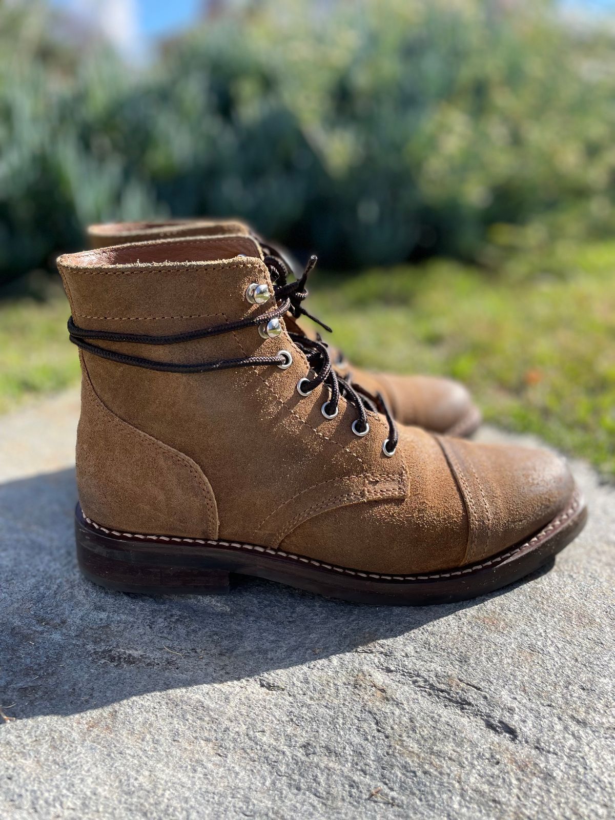 Photo by these_are_my_boots on December 5, 2022 of the Thursday Captain in Unlisted Leather.