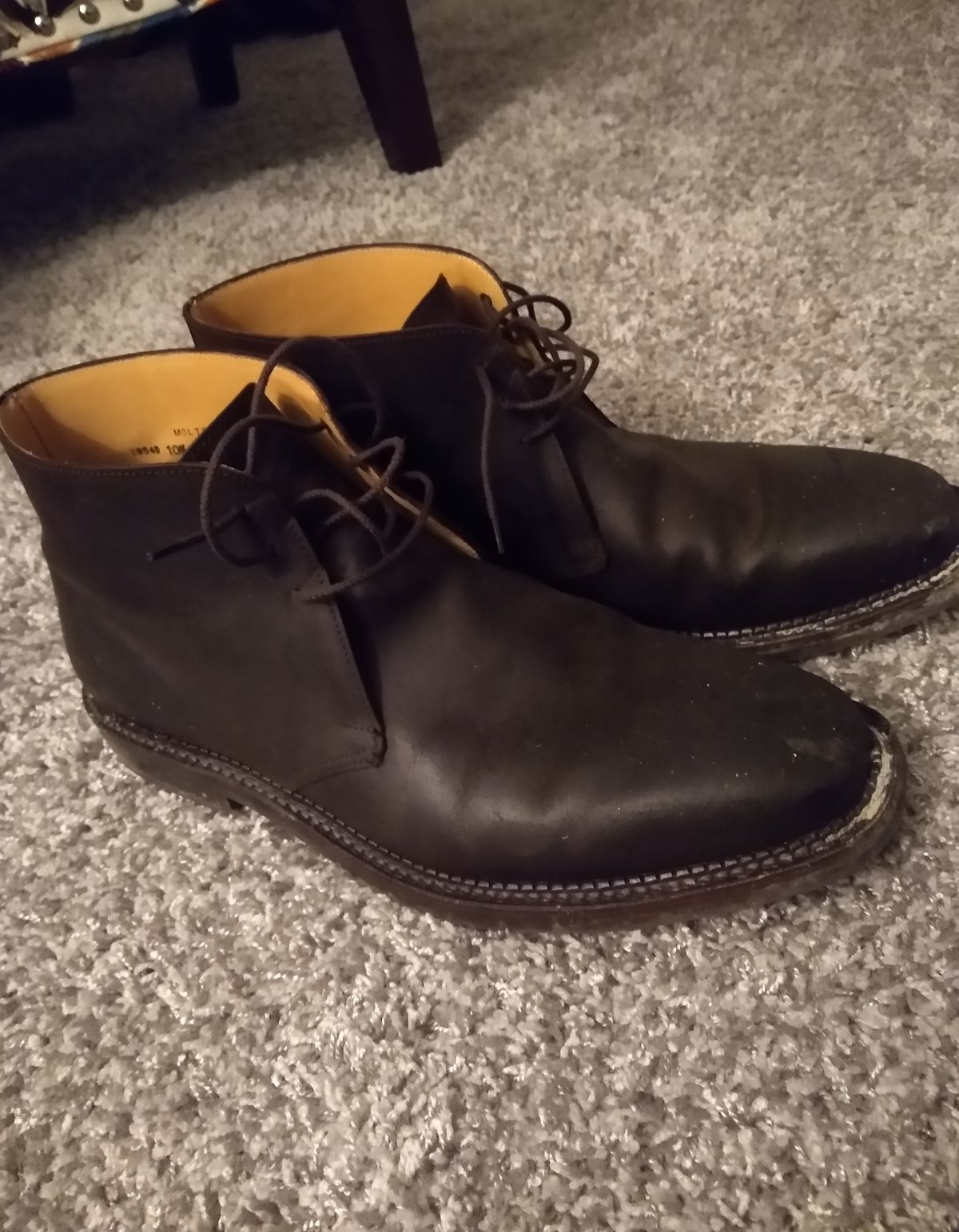 Photo by darknova306 on February 10, 2023 of the Crockett & Jones Molton in Dark Brown Roughout Suede.
