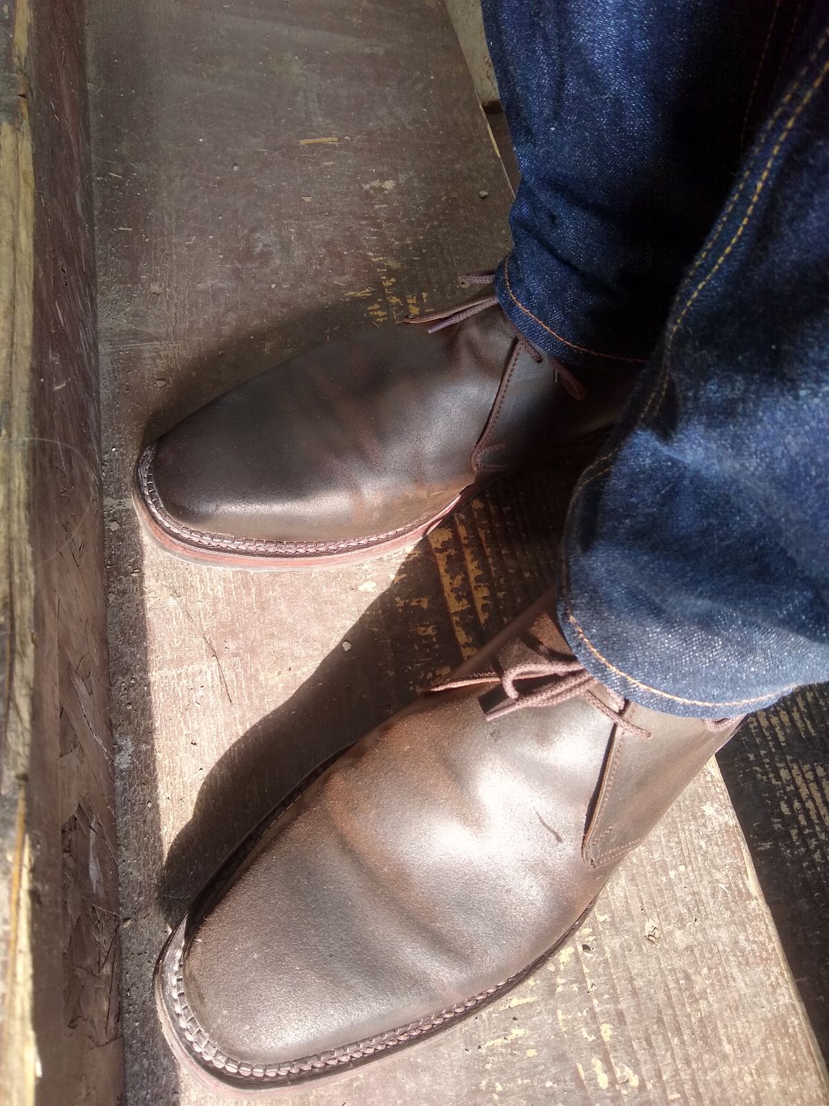 Photo by darknova306 on March 2, 2023 of the Crockett & Jones Molton in Dark Brown Roughout Suede.