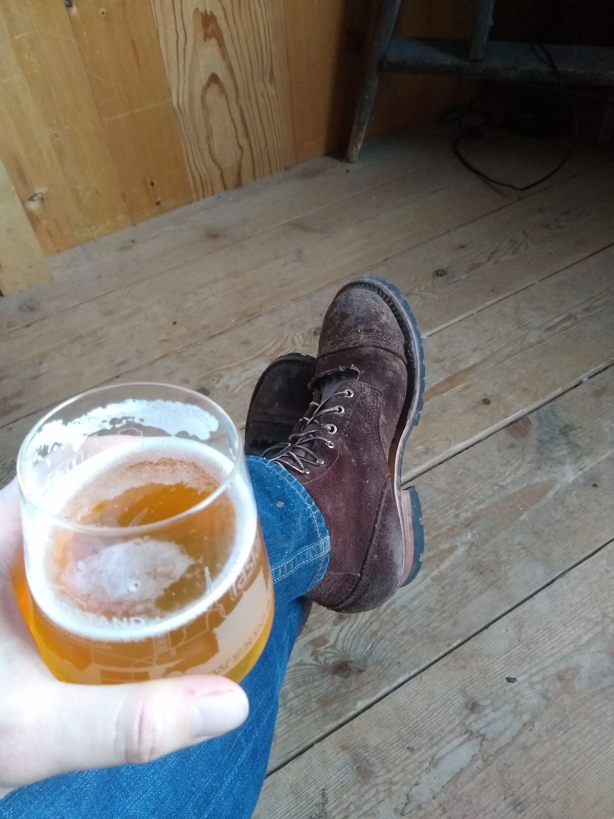Photo by darknova306 on November 8, 2022 of the Nicks BuilderPro in Seidel 1964 Walnut Roughout.