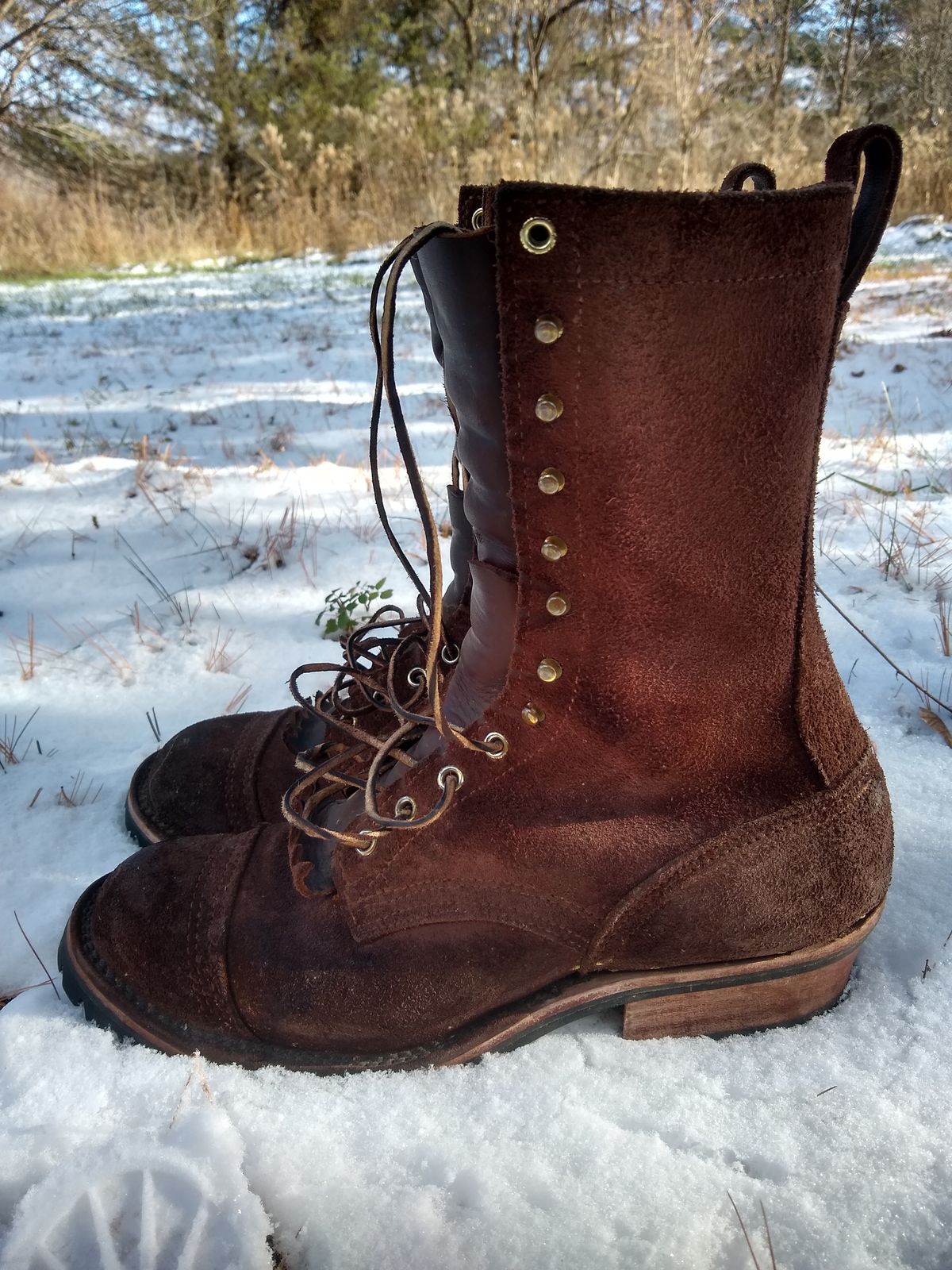 Photo by darknova306 on December 1, 2022 of the Nicks BuilderPro in Seidel 1964 Walnut Roughout.