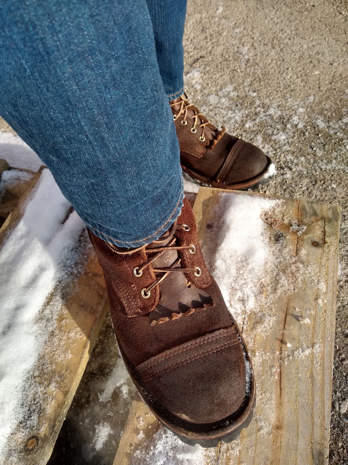 Photo by darknova306 on February 1, 2023 of the Nicks BuilderPro in Seidel 1964 Walnut Roughout.