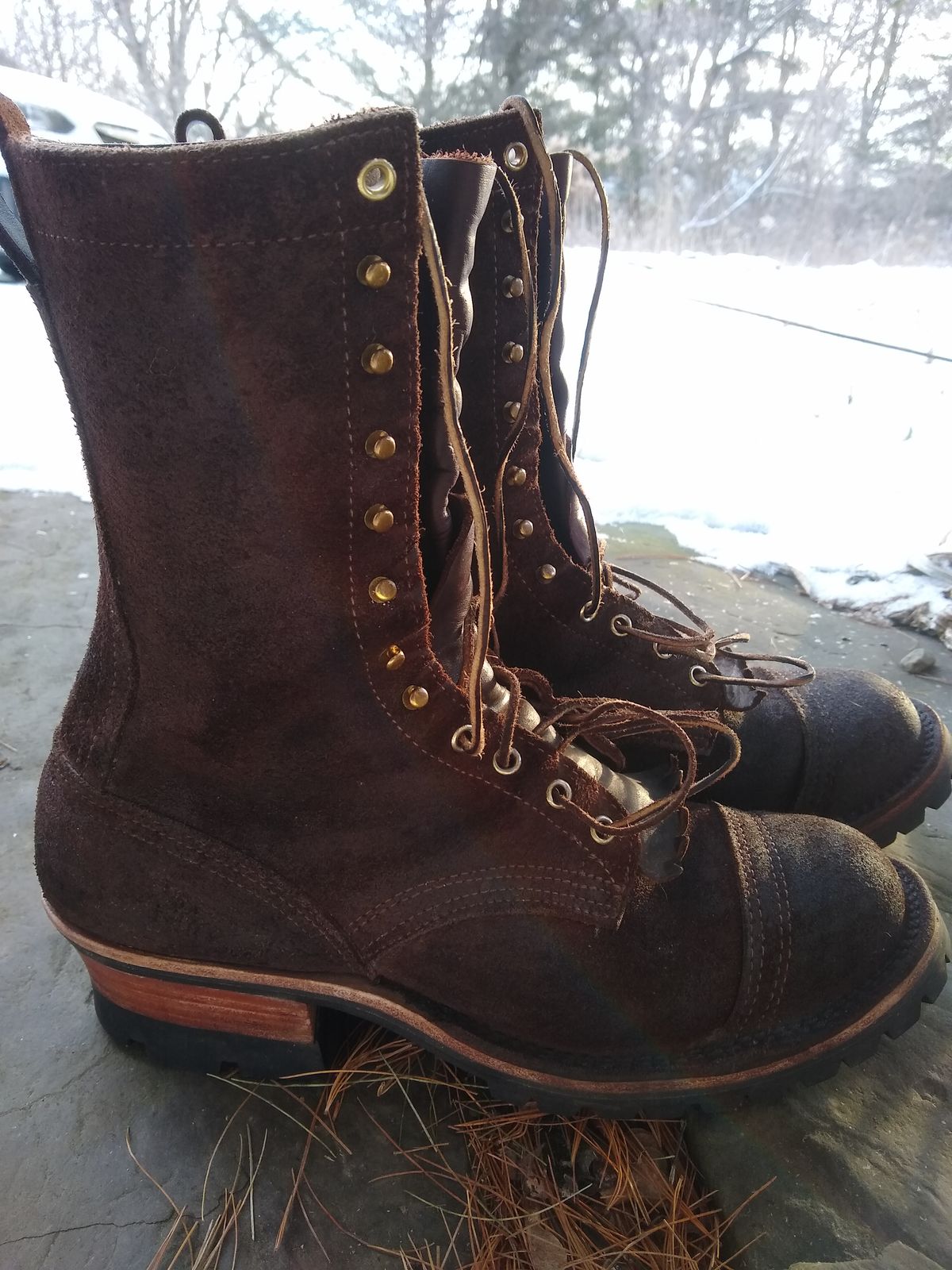 Photo by darknova306 on February 1, 2023 of the Nicks BuilderPro in Seidel 1964 Walnut Roughout.