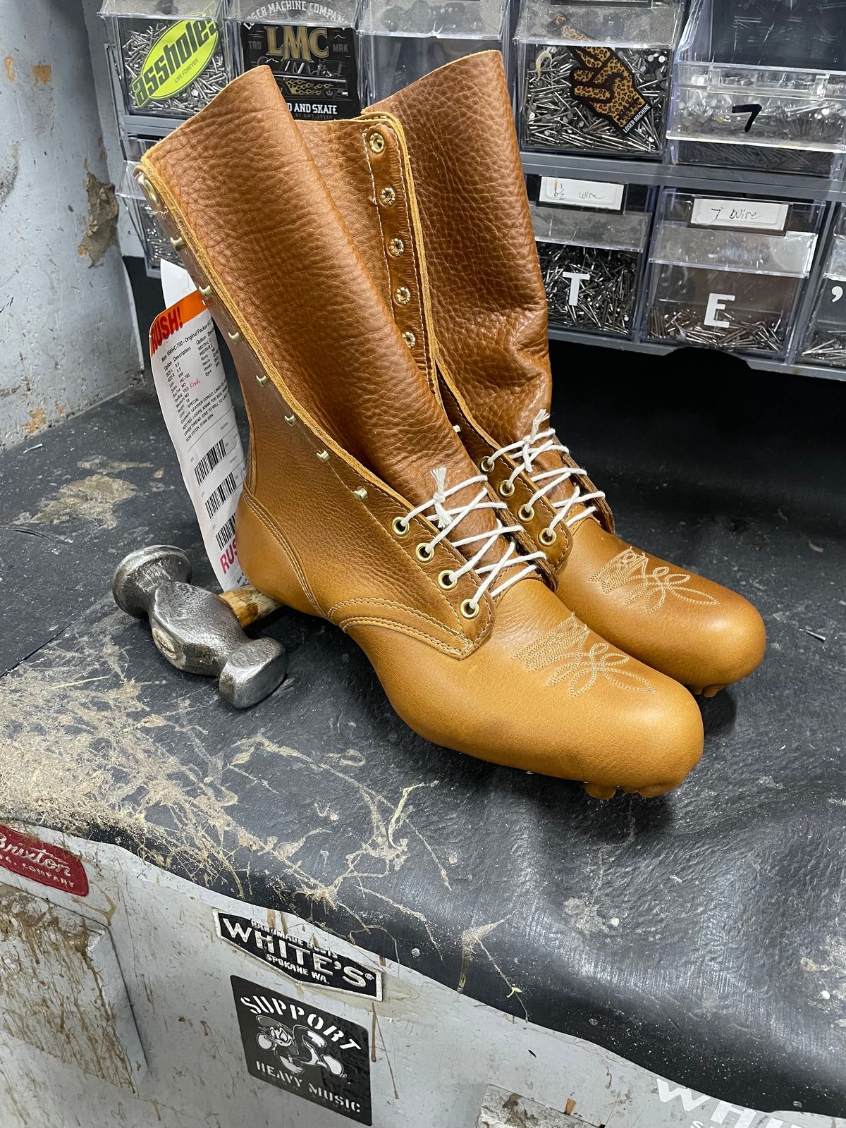 Photo by willschmidt on November 2, 2023 of the White's Packer in super top secret special golden congo.