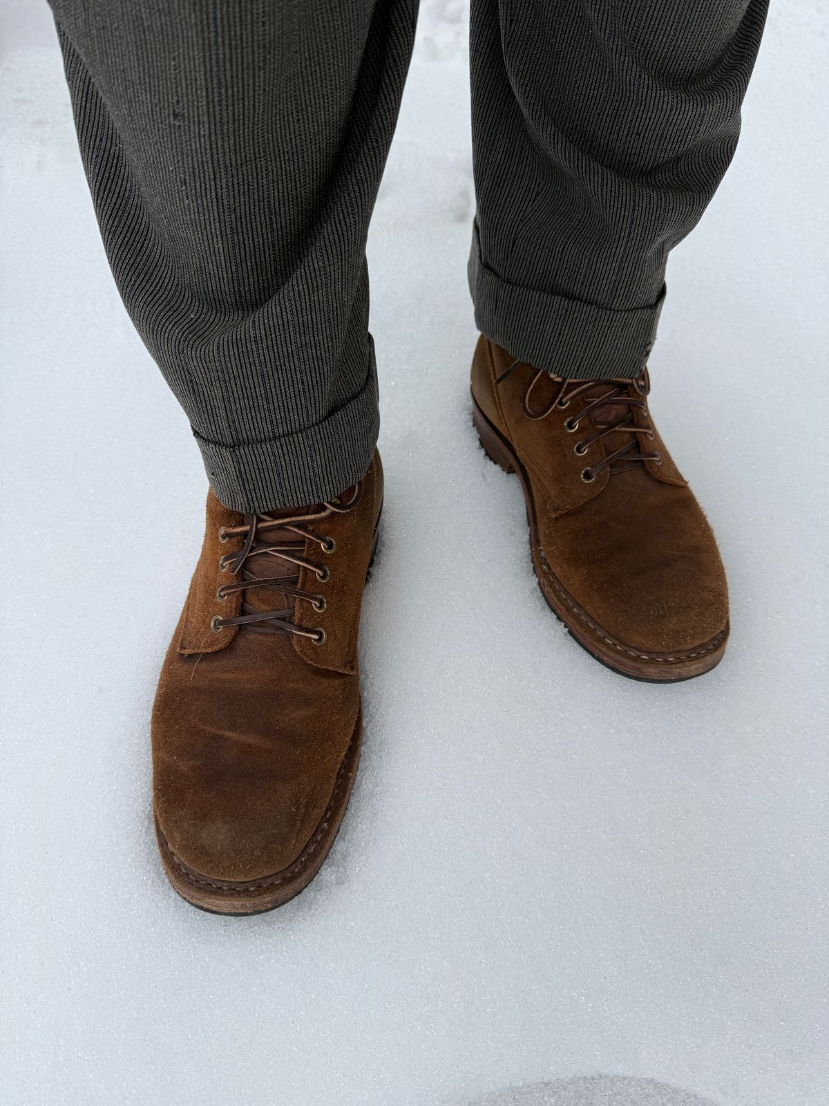 Photo by tlmader on February 9, 2025 of the White's Bounty Hunter in Seidel Distressed Roughout.
