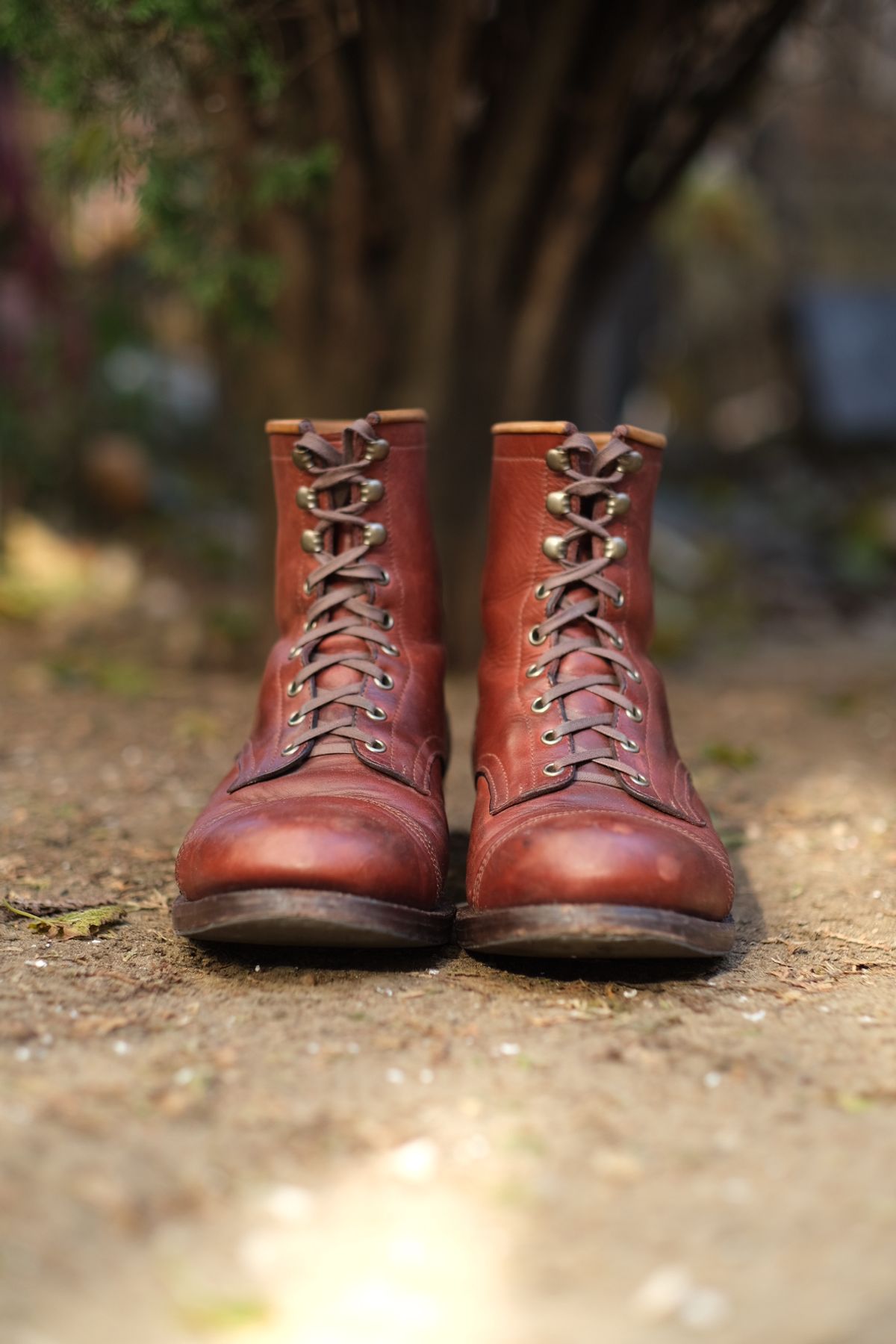 Photo by tlmader on December 5, 2025 of the Jorge Guadarrama Custom Model in Lefarc Cognac Albatros.