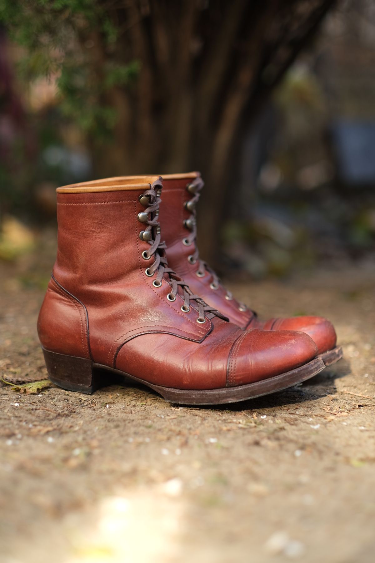 Photo by tlmader on December 5, 2025 of the Jorge Guadarrama Custom Model in Lefarc Cognac Albatros.