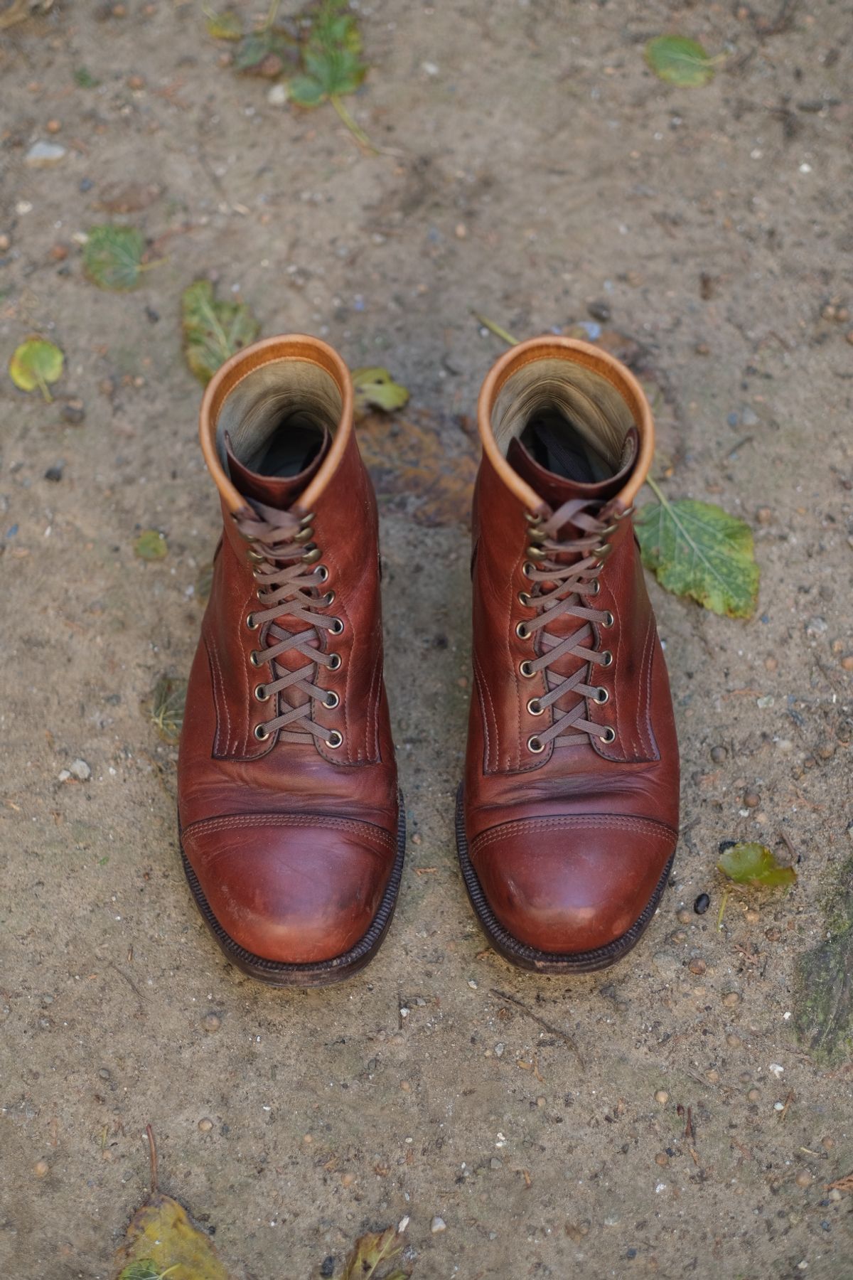 Photo by tlmader on December 5, 2025 of the Jorge Guadarrama Custom Model in Lefarc Cognac Albatros.