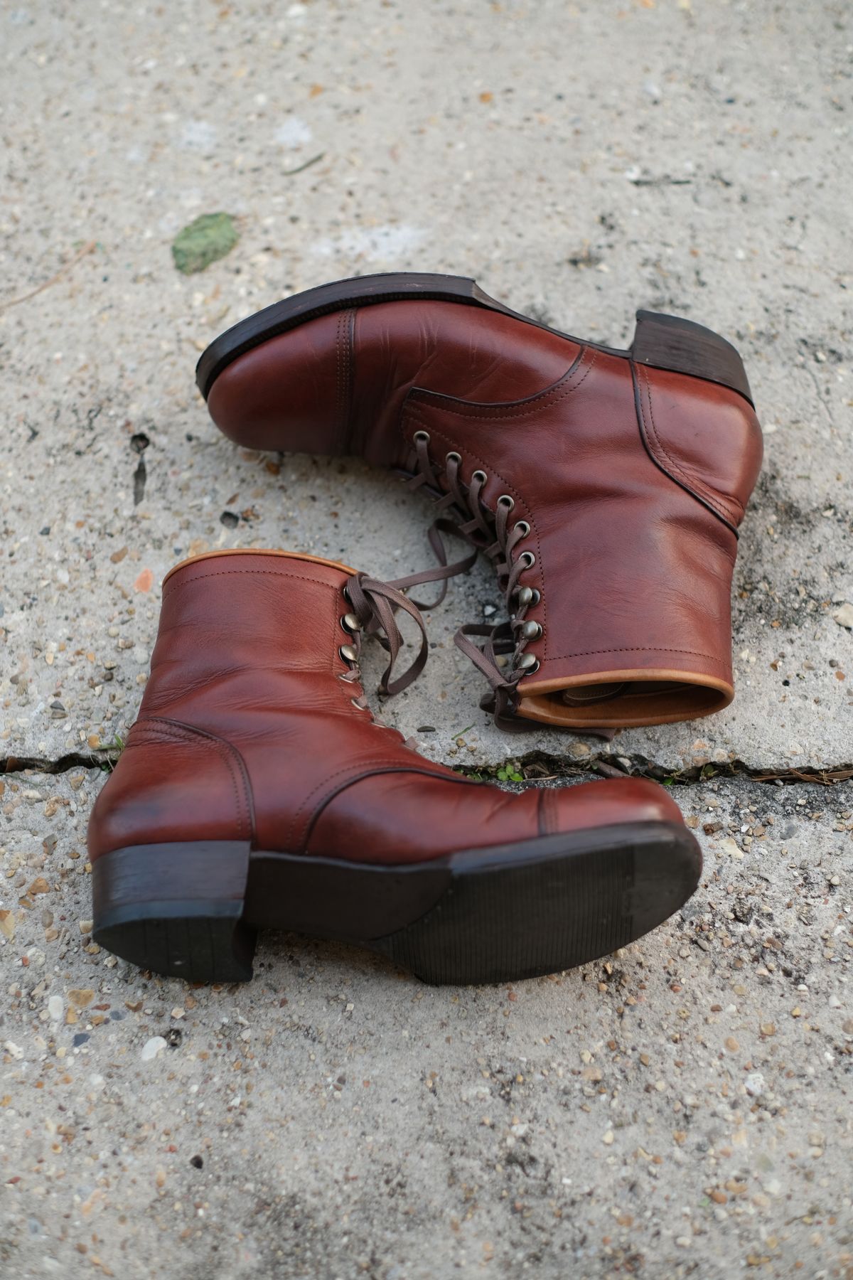 Photo by tlmader on January 5, 2026 of the Jorge Guadarrama Custom Model in Lefarc Cognac Albatros.