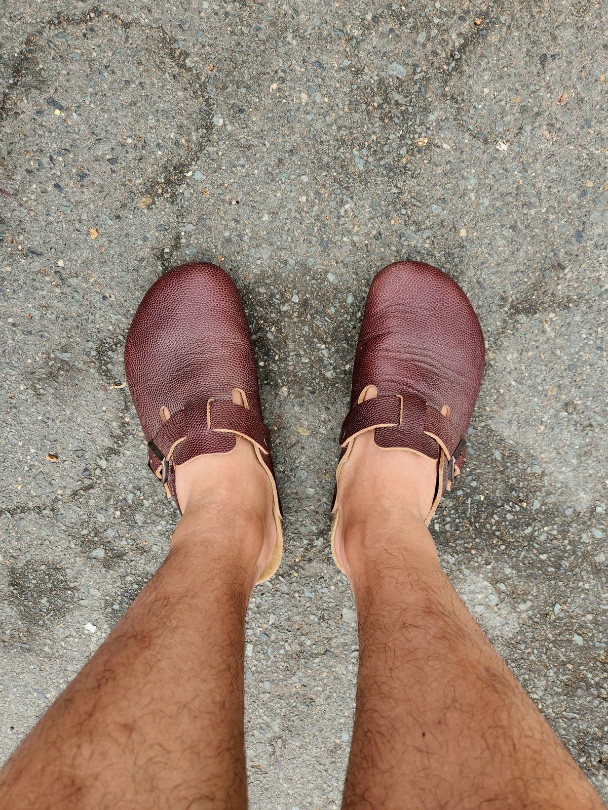 Photo by tlmader on September 1, 2024 of the Birkenstock Boston in Horween Football.