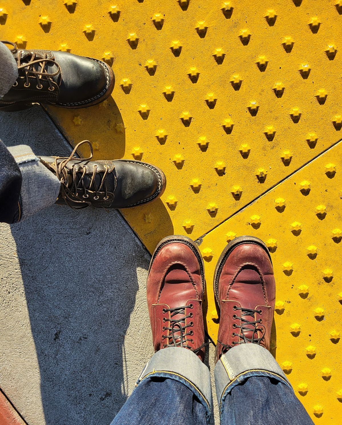 Photo by tlmader on February 1, 2023 of the Role Club Townsman Lace Boots in Horween Color 8 Shell Cordovan.