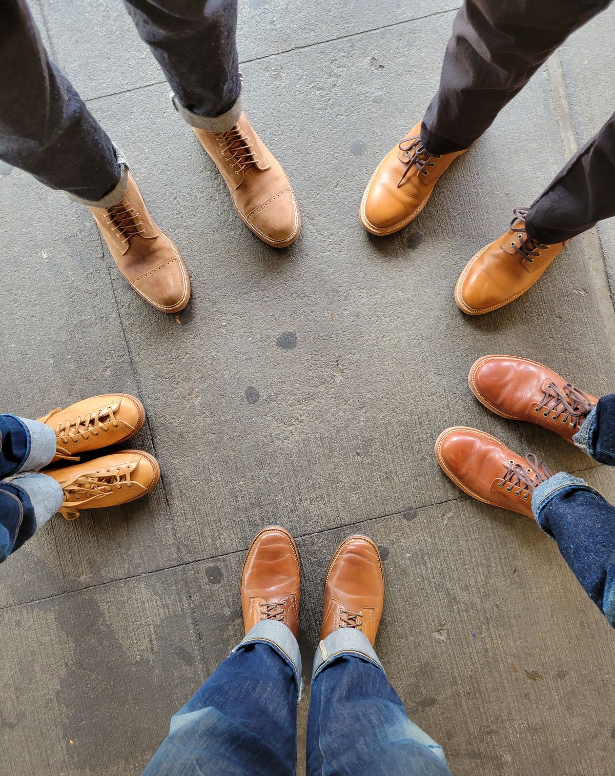 Photo by tlmader on October 8, 2021 of the Flame Panda Service Boot in Horween Bourbon Shell Cordovan.