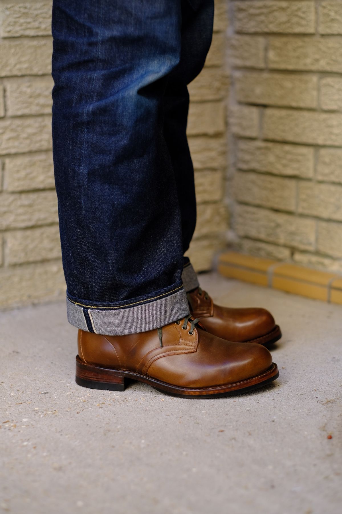 Photo by tlmader on October 9, 2023 of the Julian Boots Madison in Horween Bourbon Shell Cordovan.