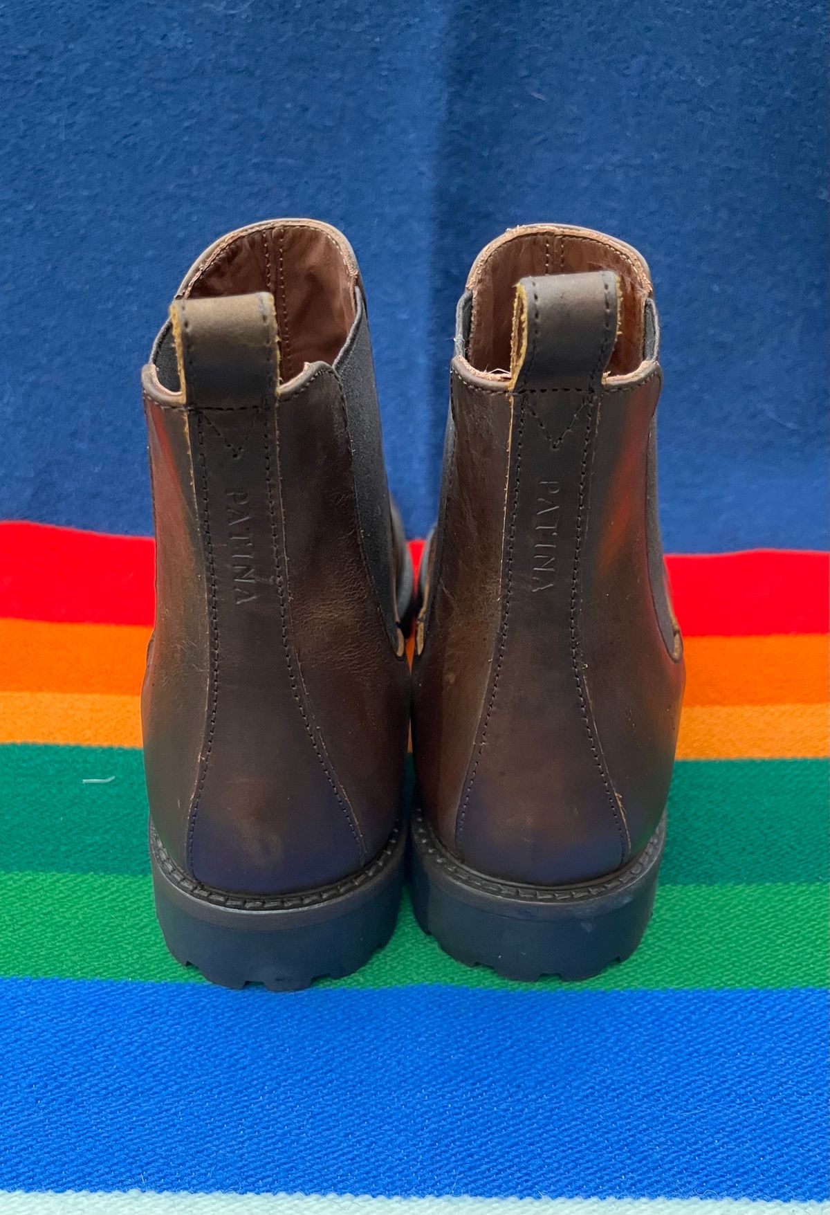 Photo by jenr.l.good on November 1, 2023 of the Patina Welted Chelsea Boot in Canyon Full Grain.