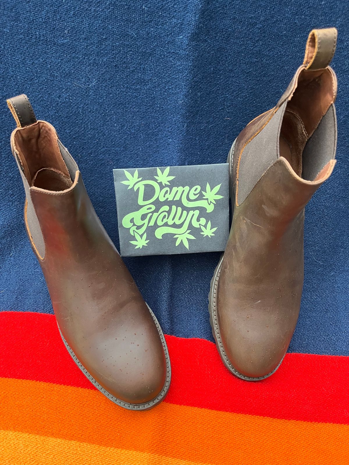Photo by jenr.l.good on November 1, 2023 of the Patina Welted Chelsea Boot in Canyon Full Grain.