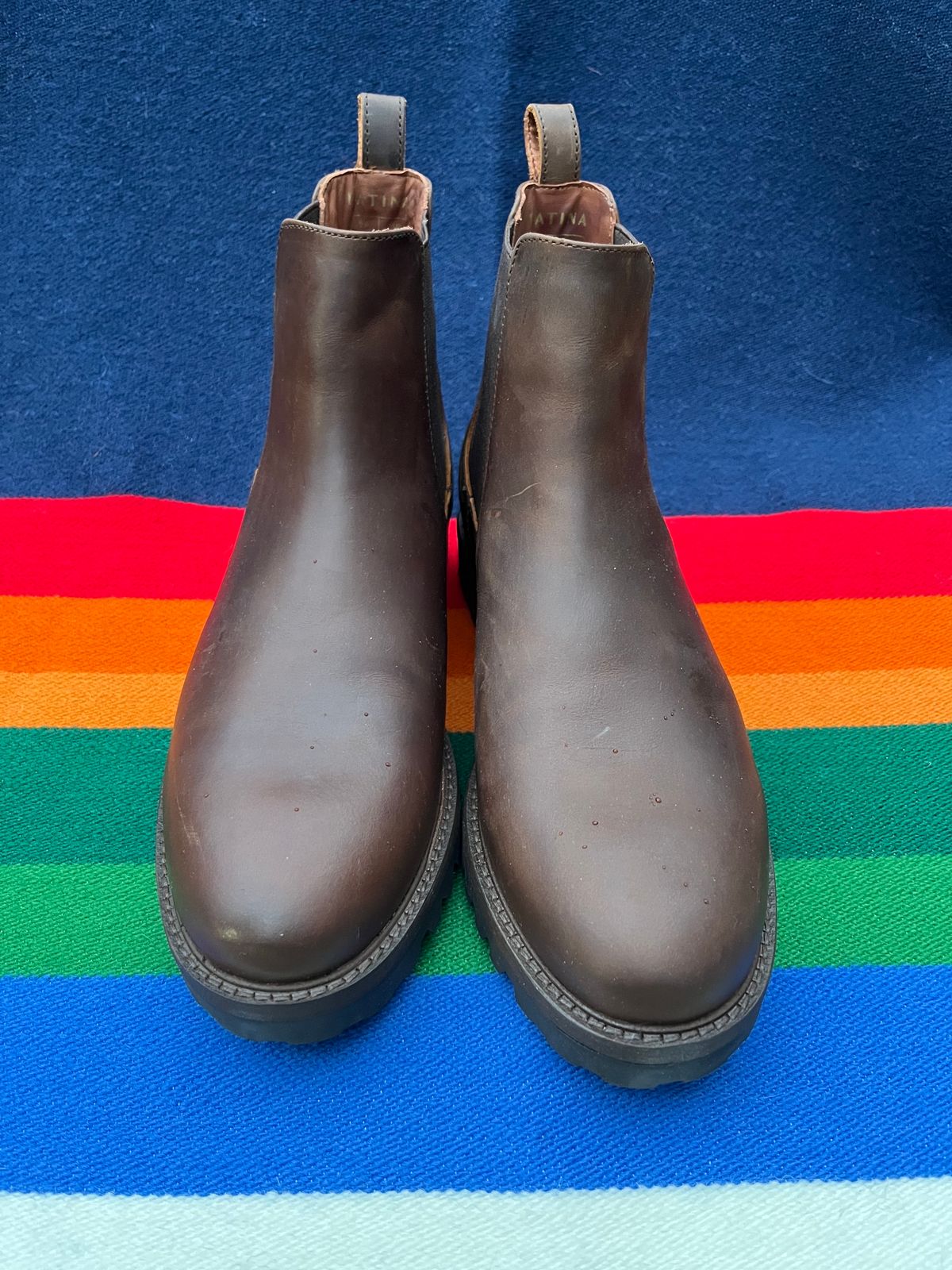 Photo by jenr.l.good on November 1, 2023 of the Patina Welted Chelsea Boot in Canyon Full Grain.