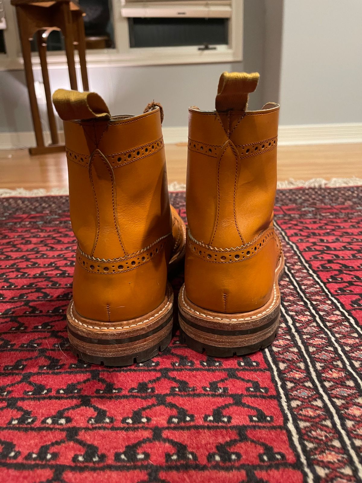 Photo by jack.mackrel on January 6, 2023 of the Tricker's Stow Country Boot in Acorn Antique.