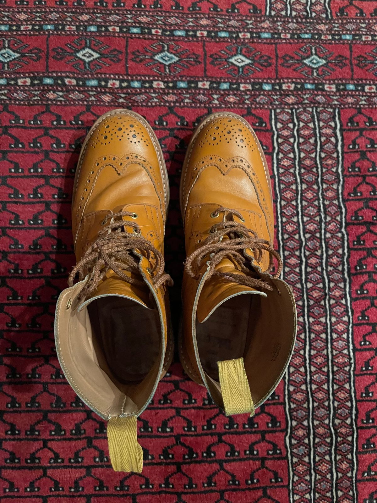 Photo by jack.mackrel on April 6, 2023 of the Tricker's Stow Country Boot in Acorn Antique.