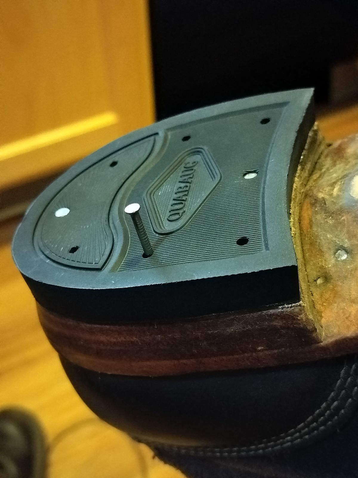 Photo by a1moyer on February 13, 2026 of the White's Custom Model in Horween Dark Brown Waxed Flesh & Seidel Brown Dress.