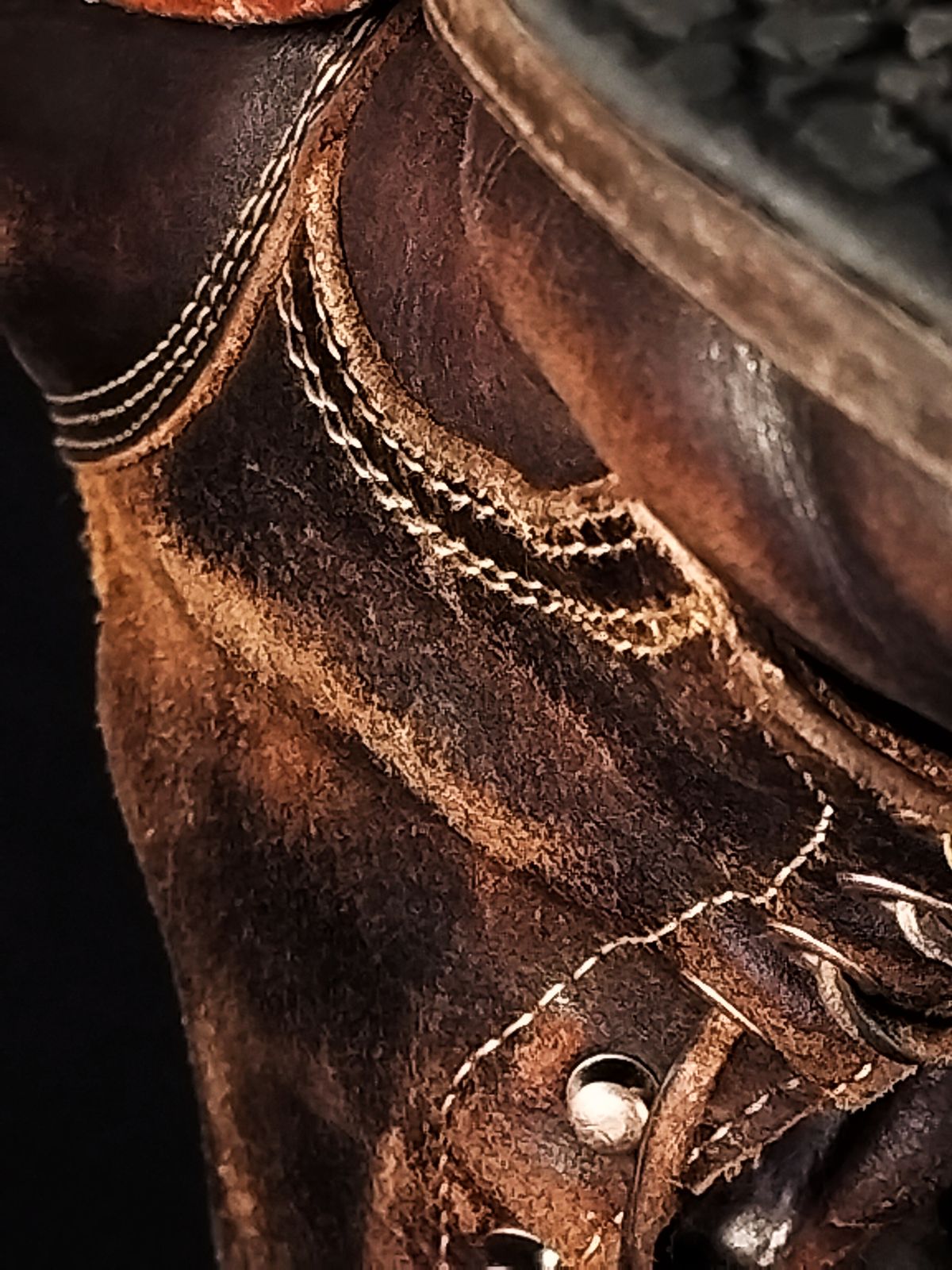 Photo by a1moyer on March 30, 2026 of the White's Custom Model in Horween Dark Brown Waxed Flesh & Seidel Brown Dress.