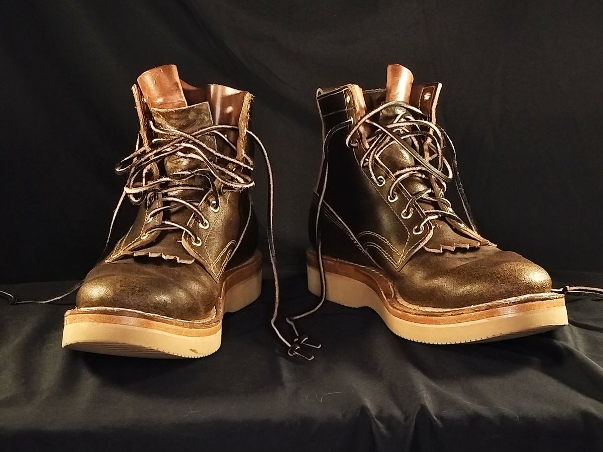 Photo by a1moyer on February 17, 2026 of the White's 350 Cruiser in Horween Olive Waxed Flesh.