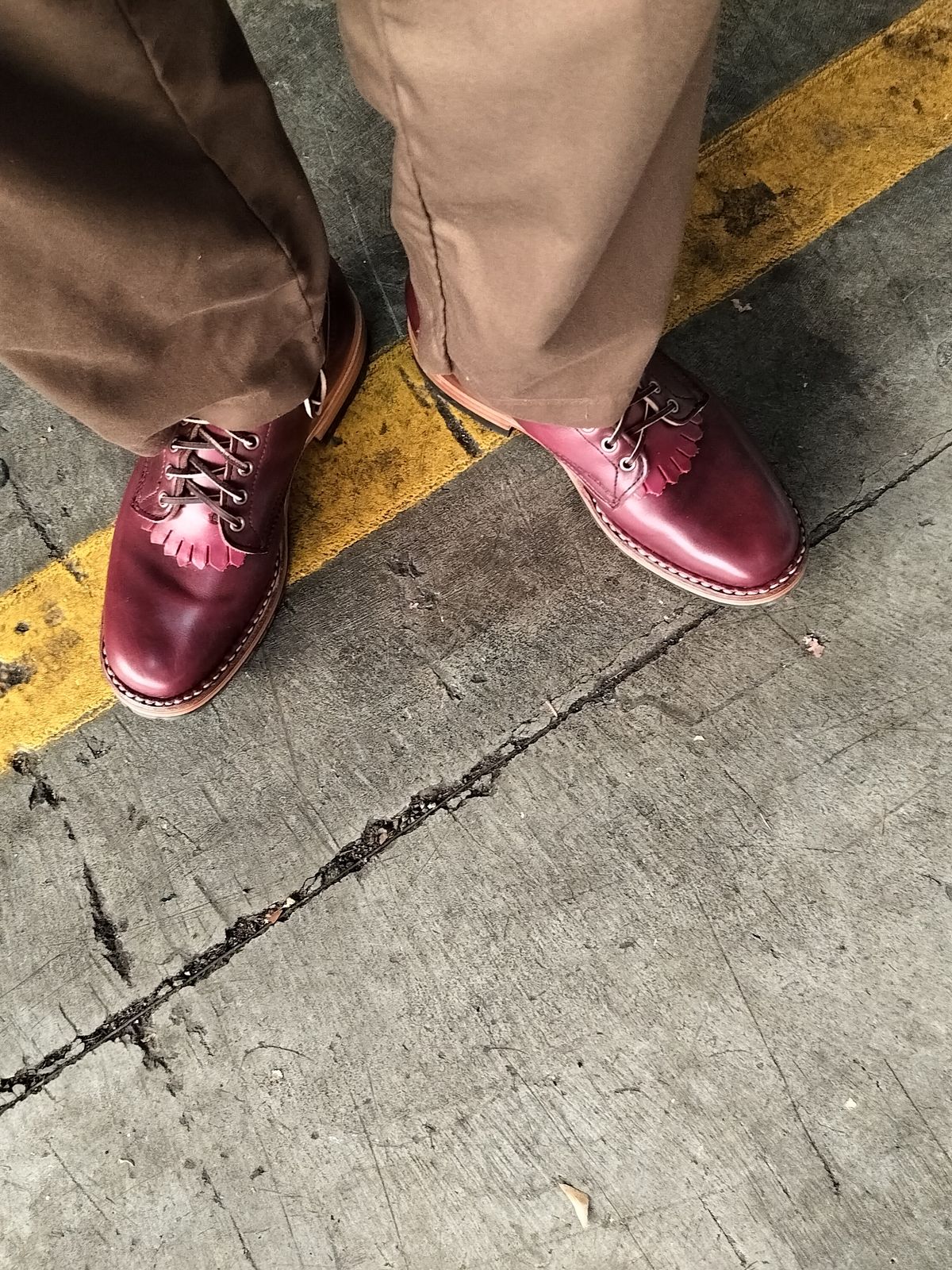 Photo by a1moyer on October 1, 2024 of the White's MP-Sherman Plain Toe in Horween Color 8 Chromexcel.