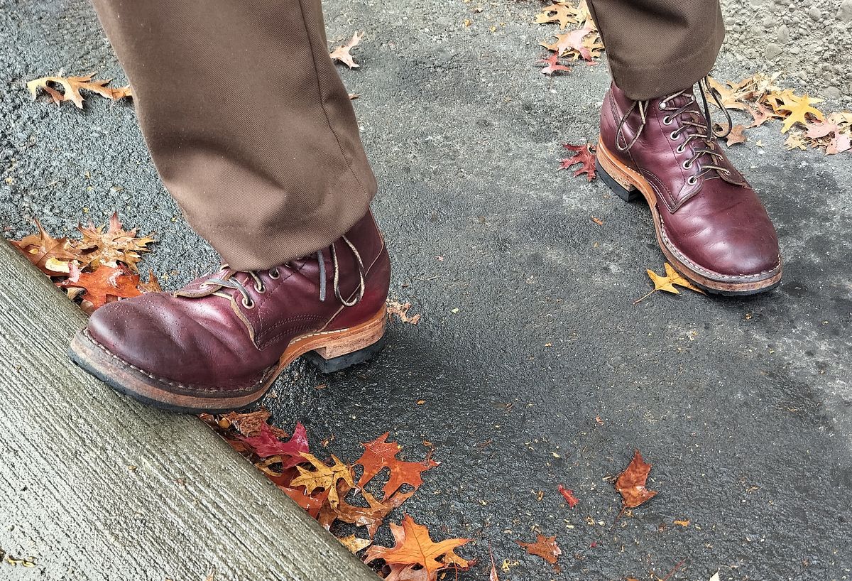 Photo by a1moyer on October 26, 2024 of the White's MP-Sherman Plain Toe in Horween Color 8 Chromexcel.