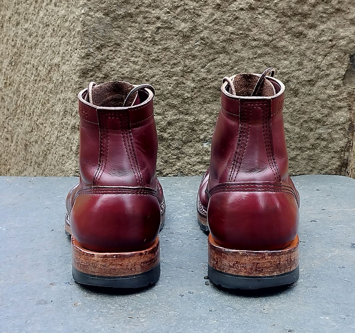 Photo by a1moyer on November 4, 2024 of the White's MP-Sherman Plain Toe in Horween Color 8 Chromexcel.