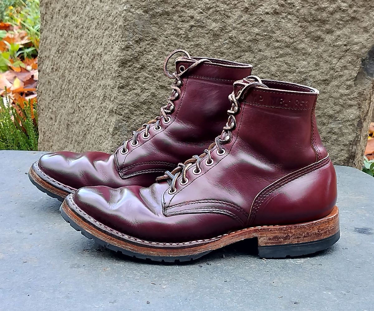 Photo by a1moyer on November 4, 2024 of the White's MP-Sherman Plain Toe in Horween Color 8 Chromexcel.