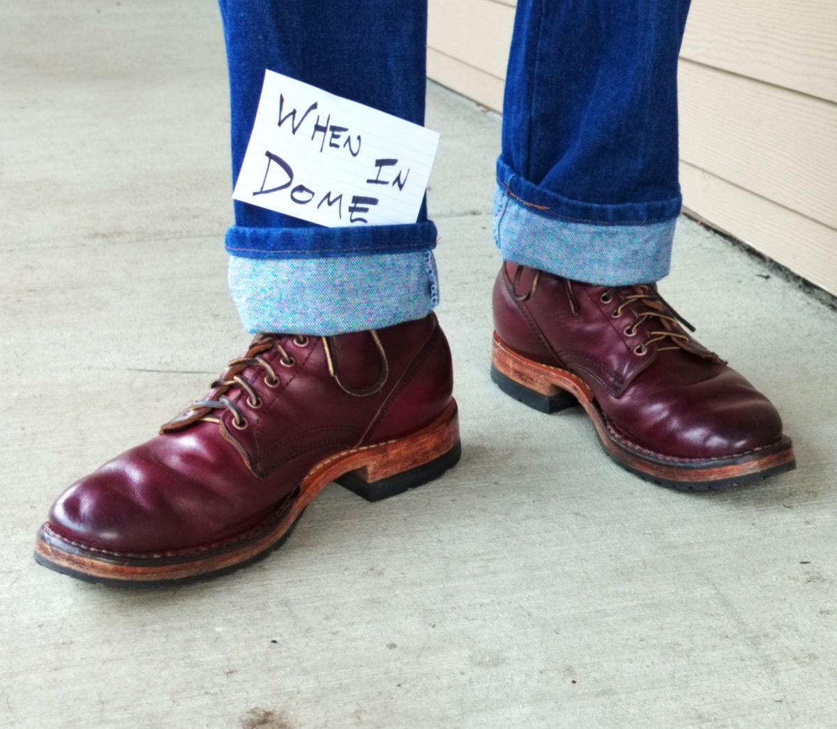 Photo by a1moyer on November 4, 2024 of the White's MP-Sherman Plain Toe in Horween Color 8 Chromexcel.