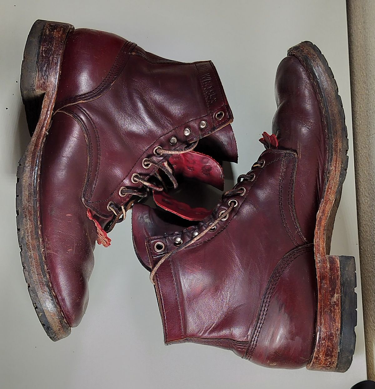 Photo by a1moyer on November 25, 2024 of the White's MP-Sherman Plain Toe in Horween Color 8 Chromexcel.