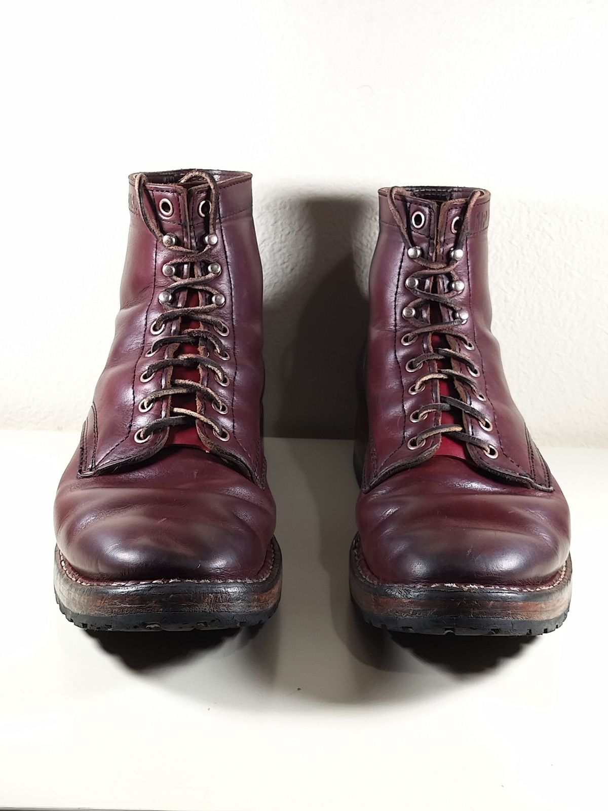 Photo by a1moyer on November 26, 2024 of the White's MP-Sherman Plain Toe in Horween Color 8 Chromexcel.