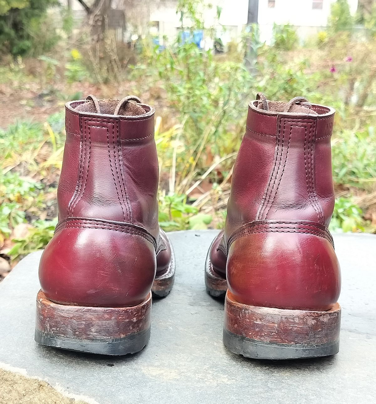 Photo by a1moyer on January 3, 2025 of the White's MP-Sherman Plain Toe in Horween Color 8 Chromexcel.