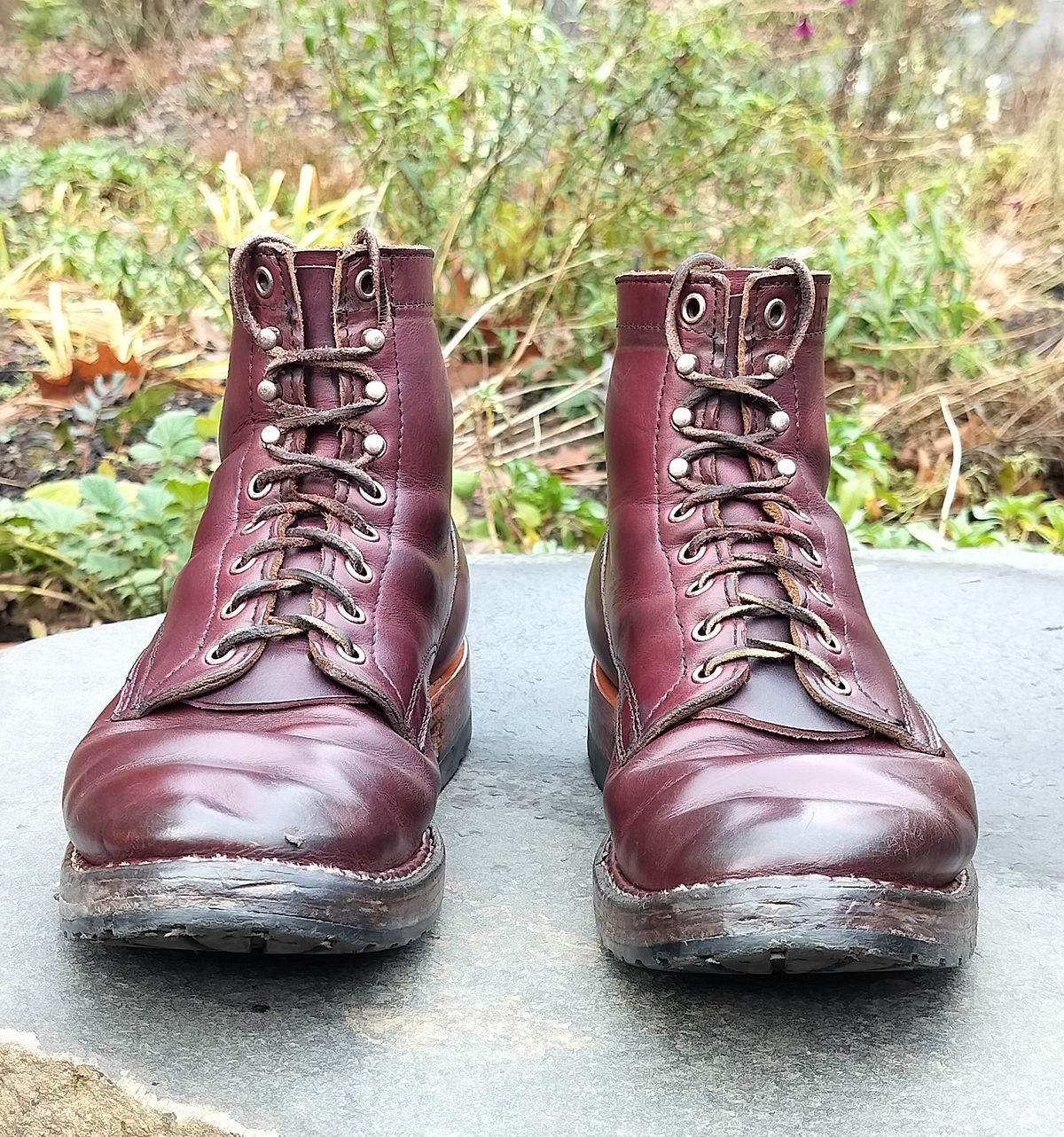 Photo by a1moyer on January 3, 2025 of the White's MP-Sherman Plain Toe in Horween Color 8 Chromexcel.