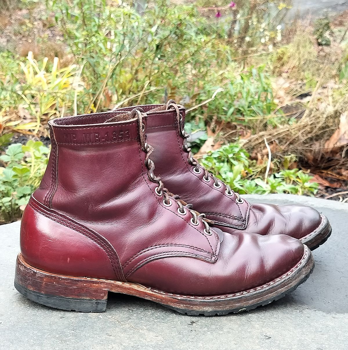 Photo by a1moyer on January 3, 2025 of the White's MP-Sherman Plain Toe in Horween Color 8 Chromexcel.