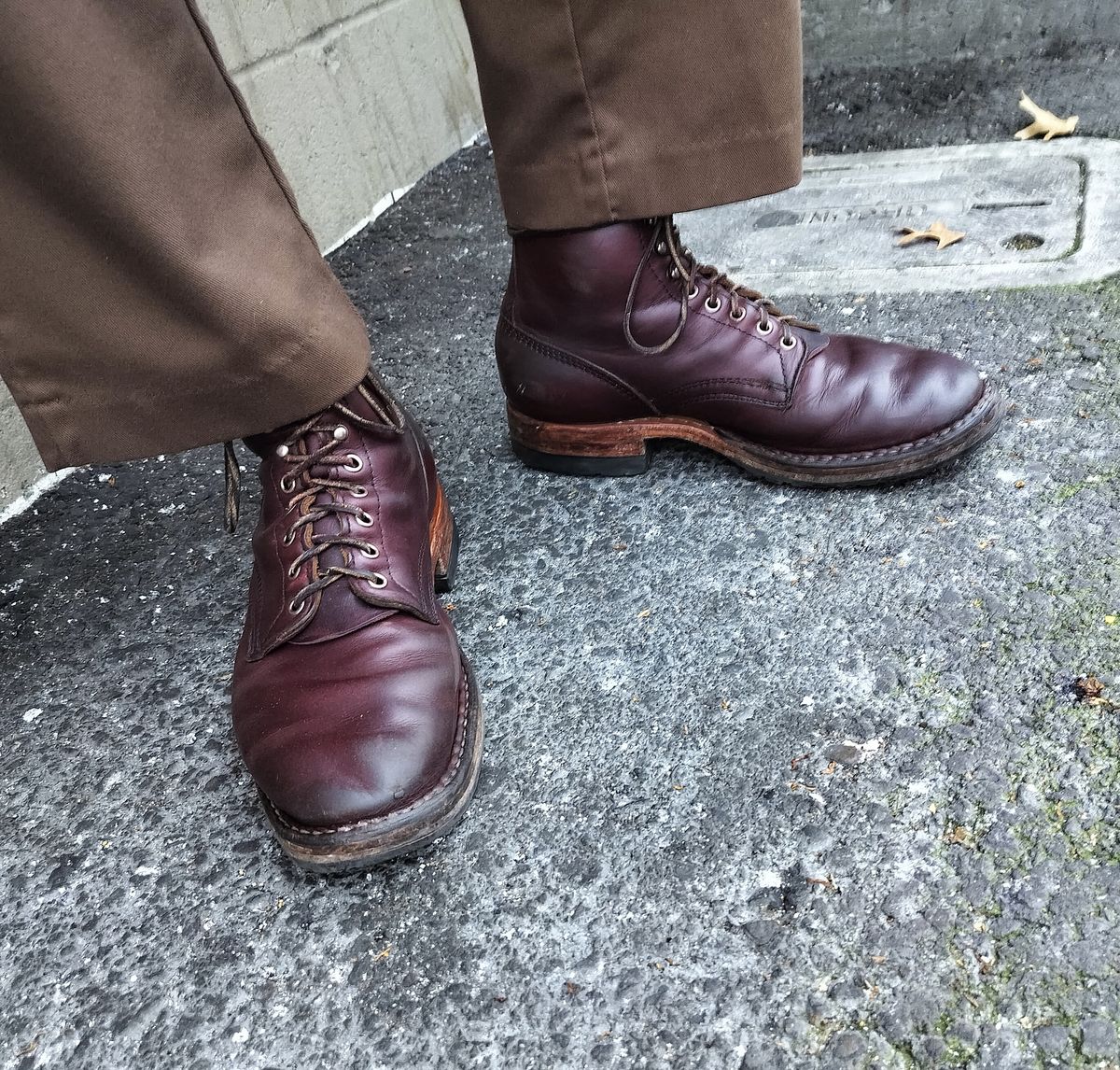 Photo by a1moyer on January 15, 2025 of the White's MP-Sherman Plain Toe in Horween Color 8 Chromexcel.